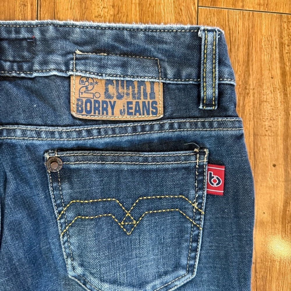 BORRY Women's 90’s Classic Blue Straight Bootcut Jeans Denim Pants Size 28 - Picture 7 of 9